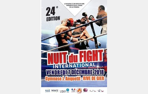 Gala de boxe pieds-poings à Rive de Gier