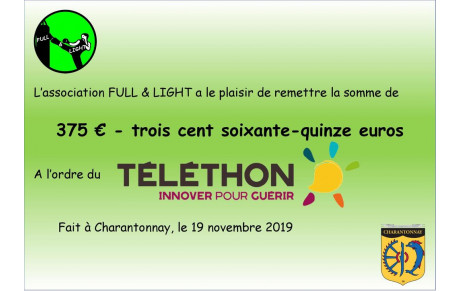 VENTE DE LASAGNES AU PROFIT DU TELETHON