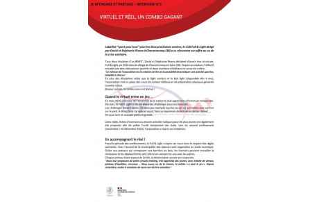 L'ASSOCIATION MISE EN AVANT PAR LA FEDERATION