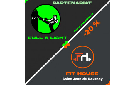 Nouveau partenariat avec Fit House à St Jean de Bournay